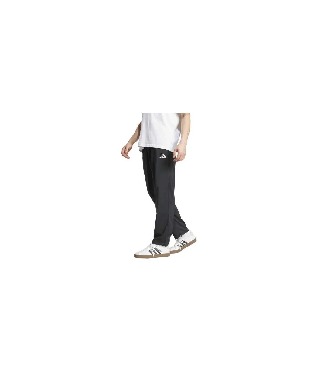 Mens Stanford Joggers Black White Adidas-1