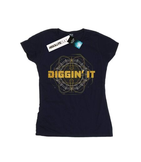Disney T-shirt en coton Artemis Fowl Diggin' It - Femmes/Dames (Bleu marine) - UTBI8589