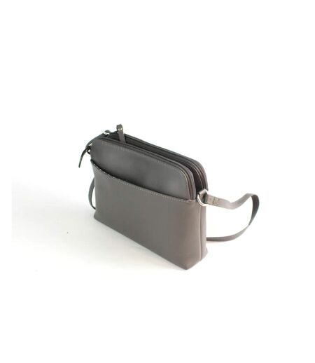 Eastern Counties Leather Terri Leather Purse (Dark Grey) (One Size) - UTEL443