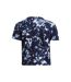 T-shirt run trail femme bleu nuit / blanc / bleu Under Armour-2