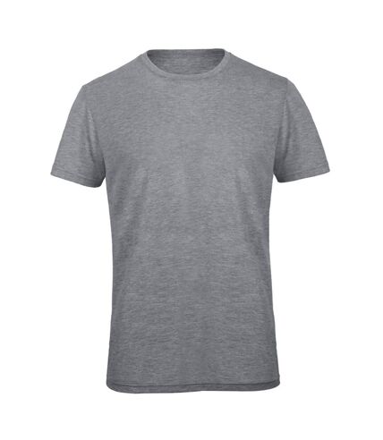 B&C Mens Favourite Short Sleeve Triblend T-Shirt (Heather Light Grey)