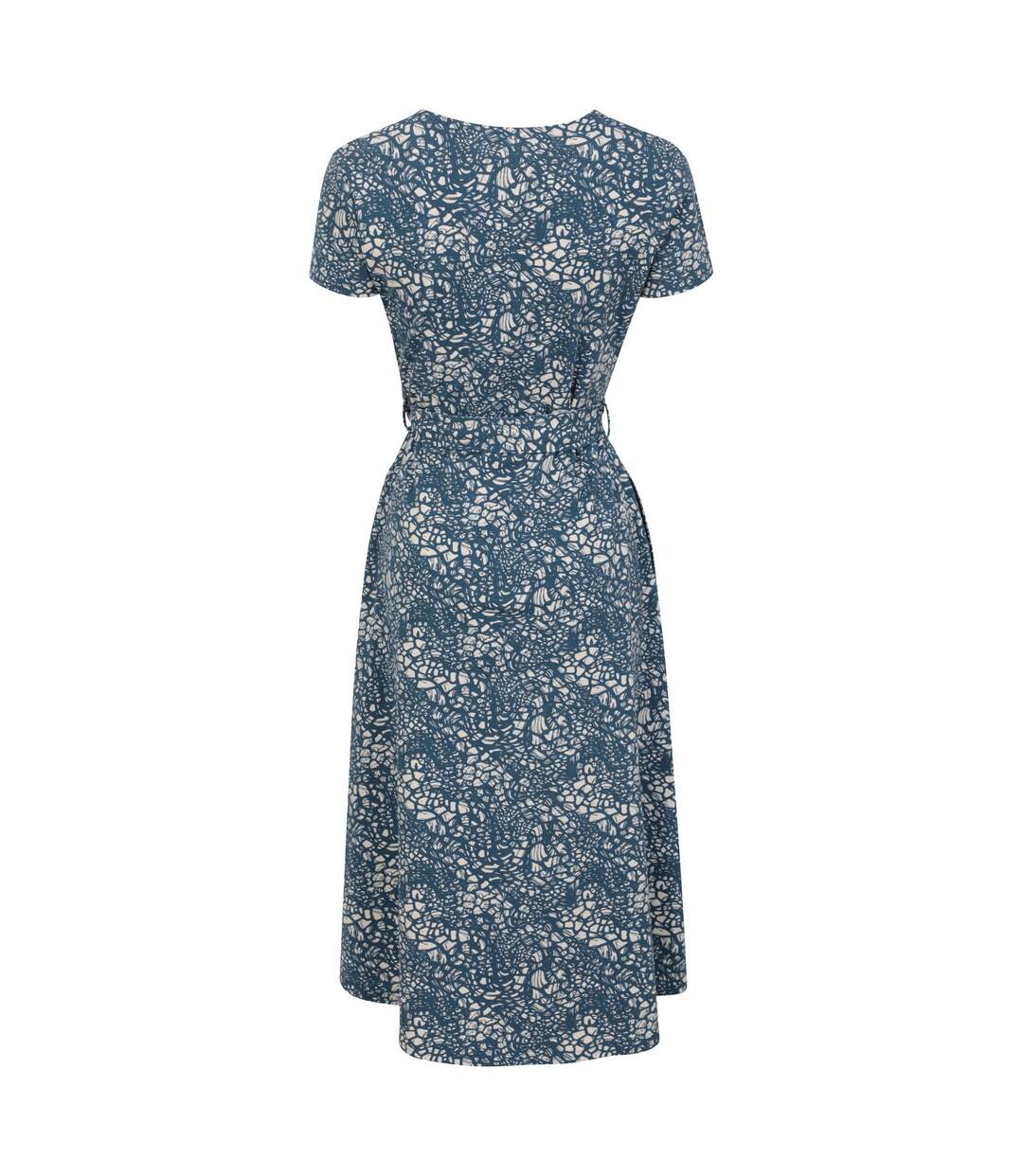 Robe mi-longue santorini femme bleu foncé Mountain Warehouse-2