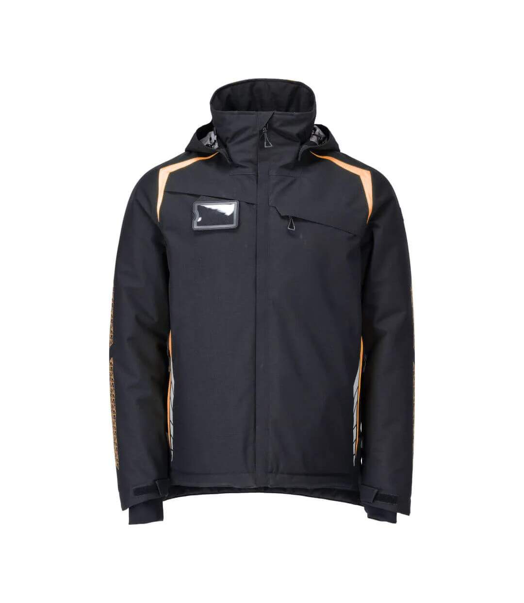 Mens Accelerate Safe Jacket Dark Navy Hi Vis Orange Mascot-1
