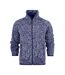 James Harvest Mens Rich Hill Melange Fleece Jacket (Navy) - UTUB378
