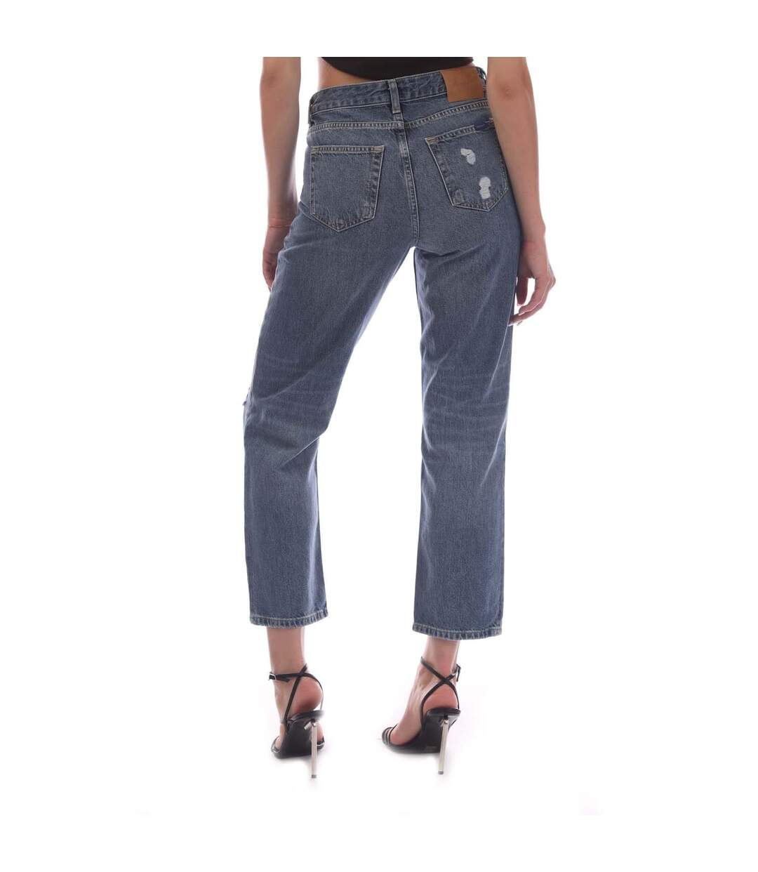 Jean Style Déchirée Camie Femme Bleu Gant-3