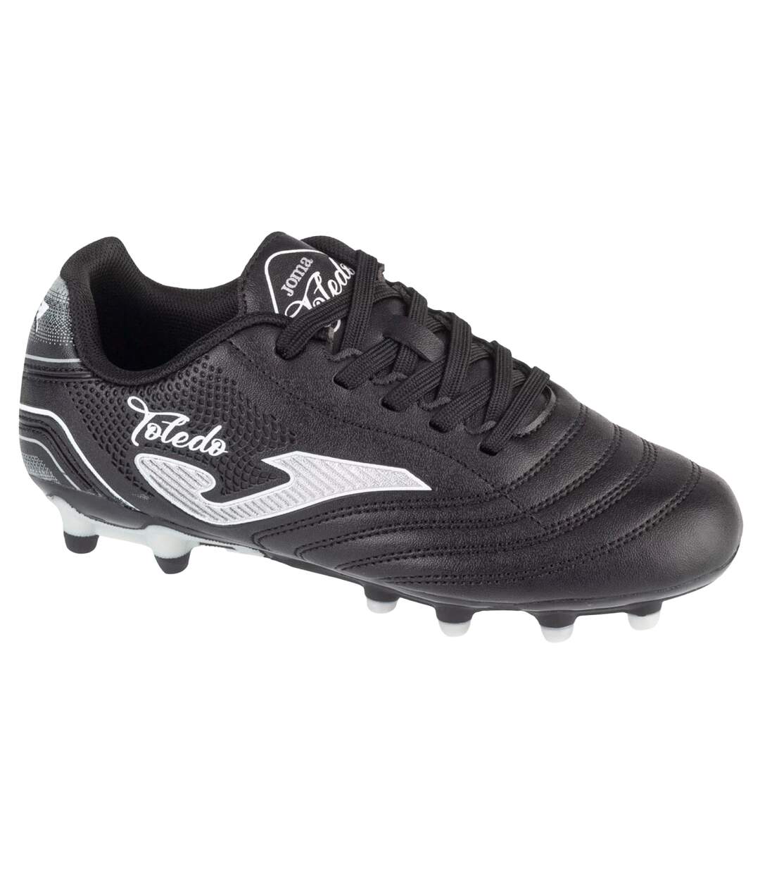 Childrens/kids Toledo Firm Ground Football Boots Black Joma-1