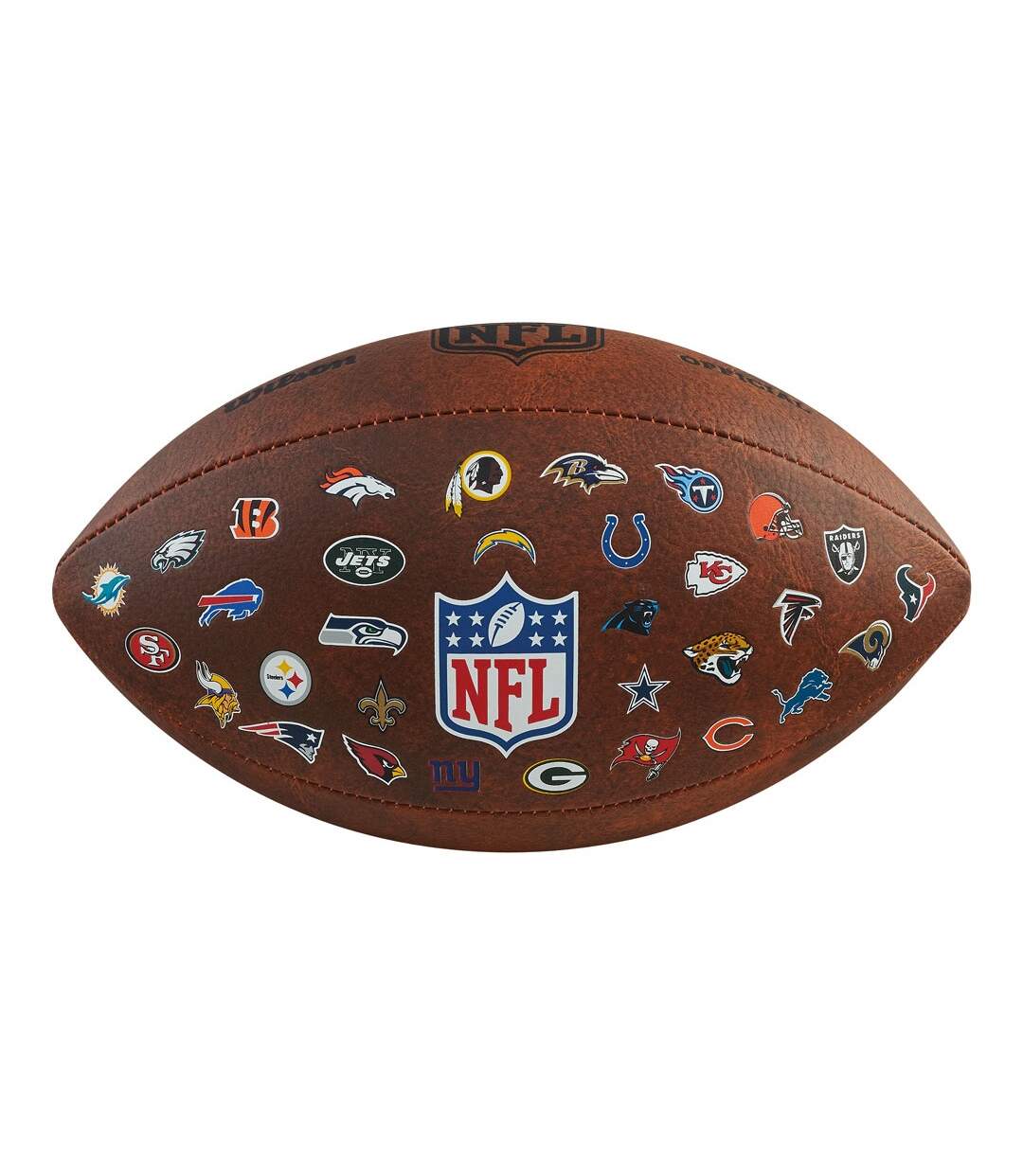 Logo american football one size brown Wilson-1