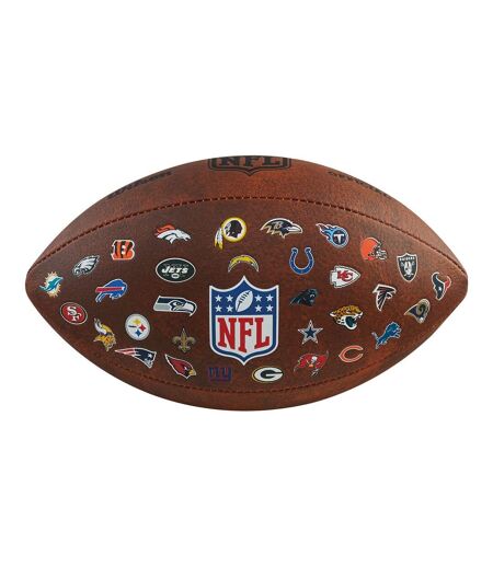 Logo american football one size brown Wilson