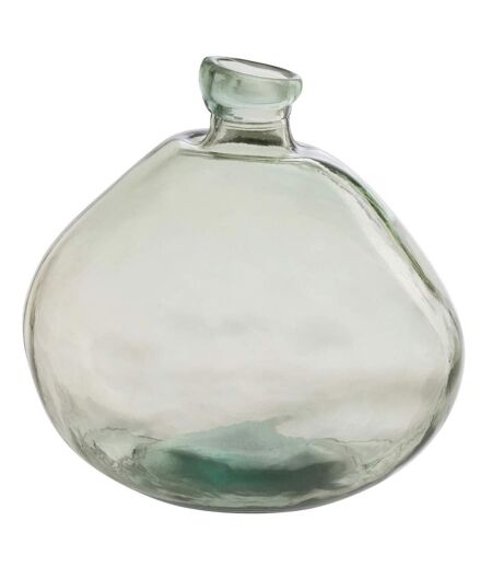 Vase Rond Design en Verre Laura 33cm Vert
