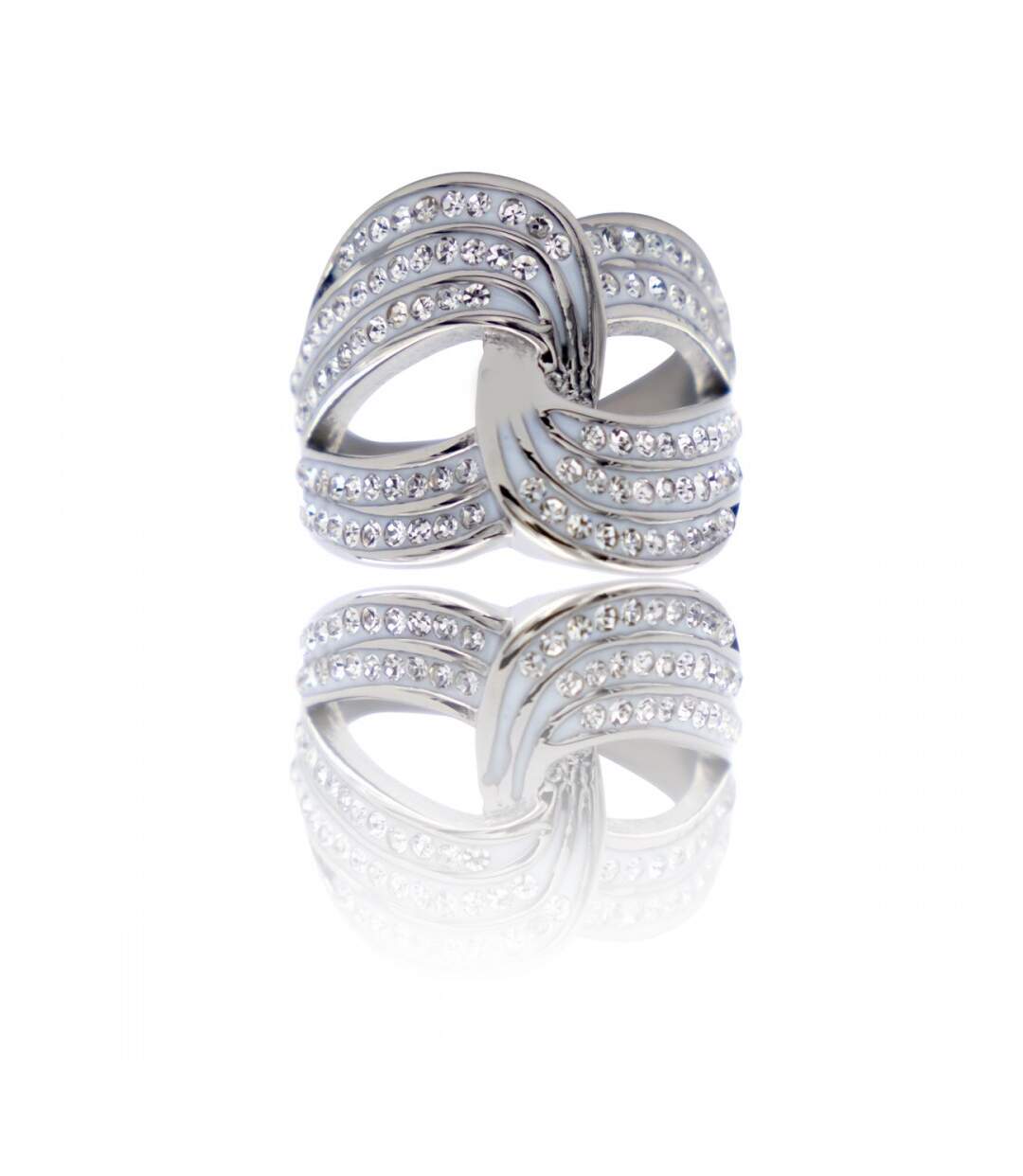 Votre Belle Bague Femme Ornée Zirconium HELIX-1