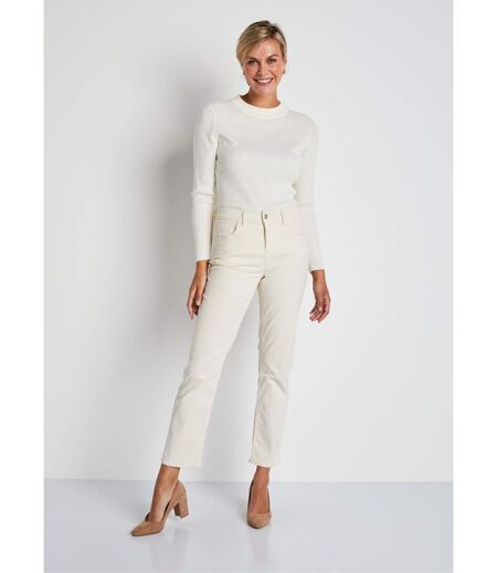 Pantalon 5 poches velours milleraies