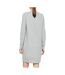 Robe grise clair femme vero moda 10215523-2