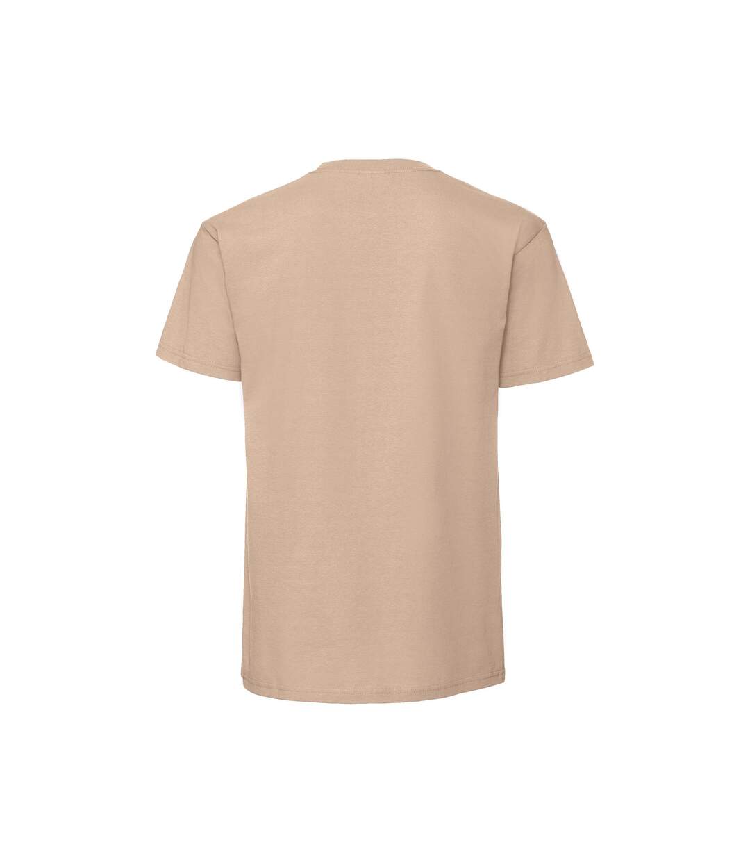 Mens Iconic Premium Ringspun Cotton T-shirt Desert Sand Fruit Of The Loom-3
