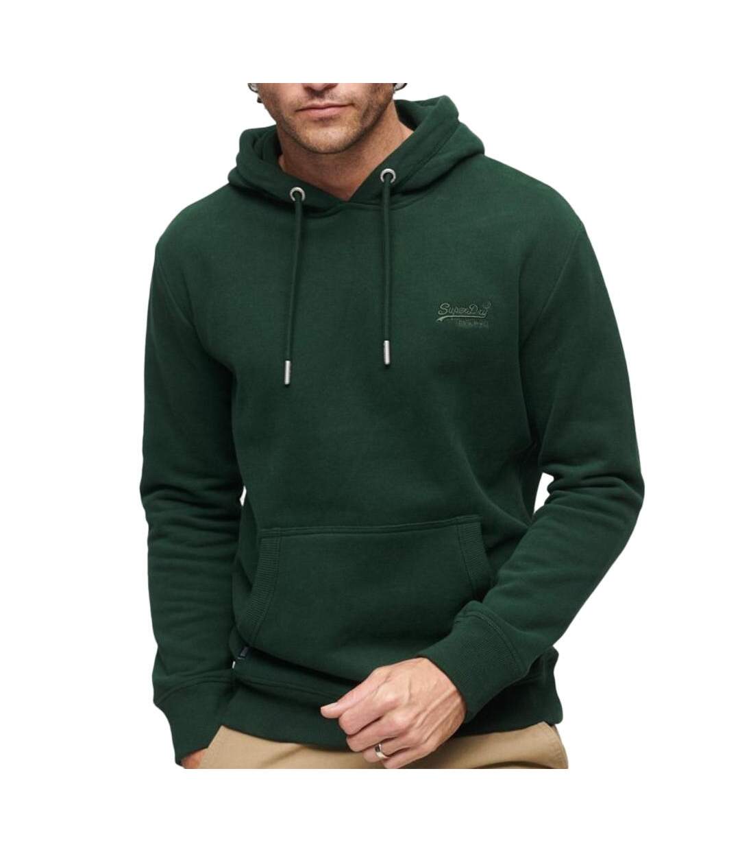 Sweat Vert Homme Superdry Essential Logo - 3XL-1