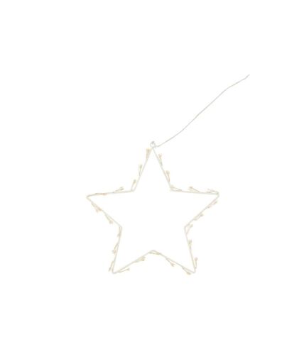 Paris Prix - Décoration De Noël à Led étoile 30cm Blanc