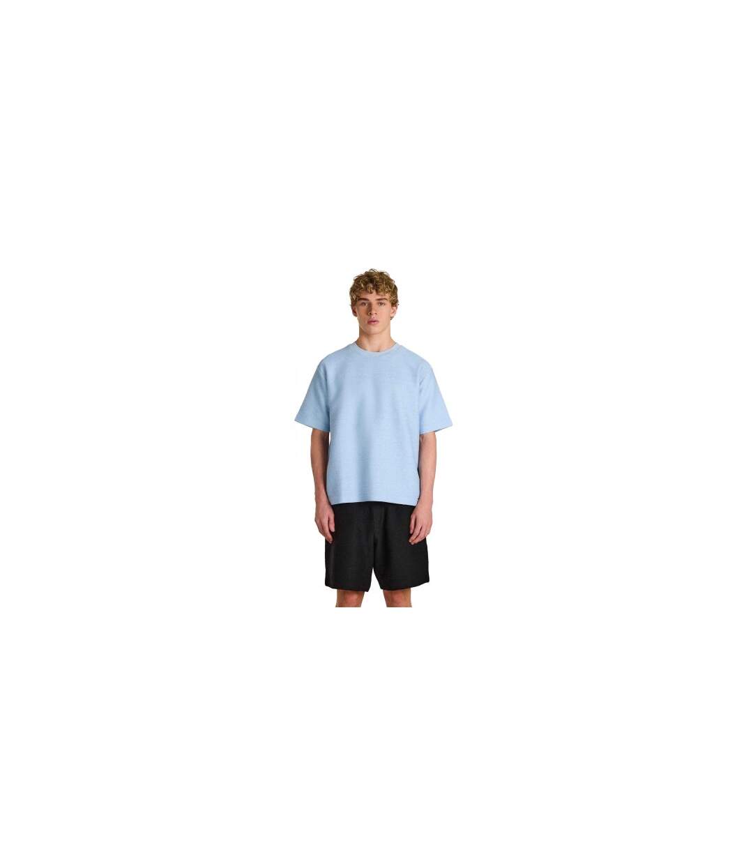 T-shirt Homme Bleu Ciel Prevu-1