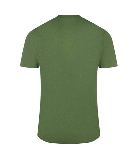 T-shirt Motif Universitaire Homme Vert Cavalli Class