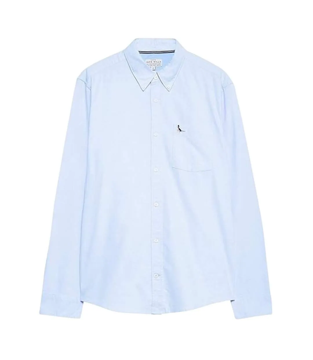 Mens Plain Oxford Shirt Sky Blue Jack Wills-2