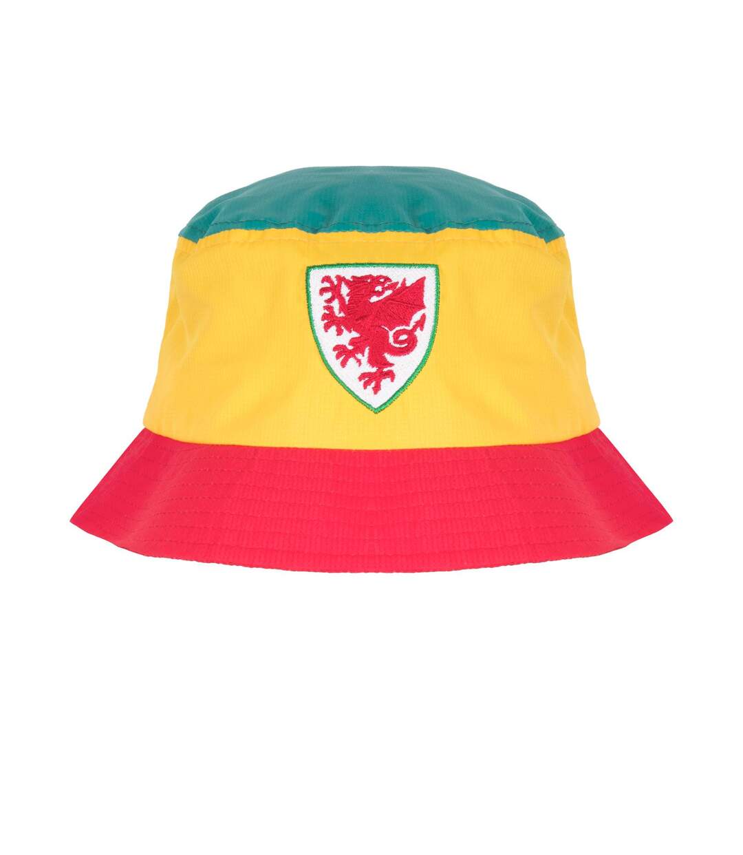 Embroidered Bucket Hat Red Yellow Green FA Wales-1