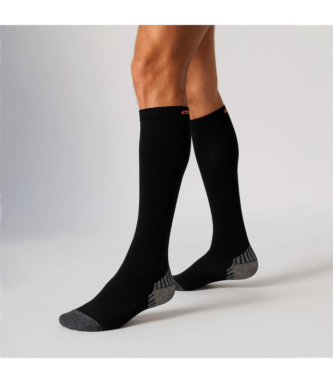 1 Pack Unisex Over the Calf Compression Running Socks-3