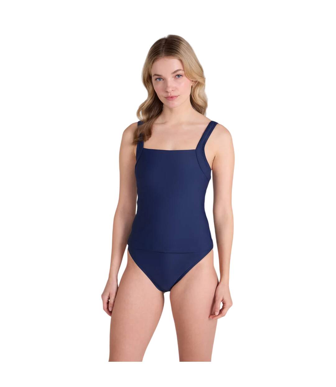 Haut De Tankini Motif/style Uni Femme Bleu Marine Animal-2