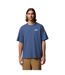 T-shirt Motif/style Logo Dans Le Dos Icon Homme Bleu Gris Columbia-1