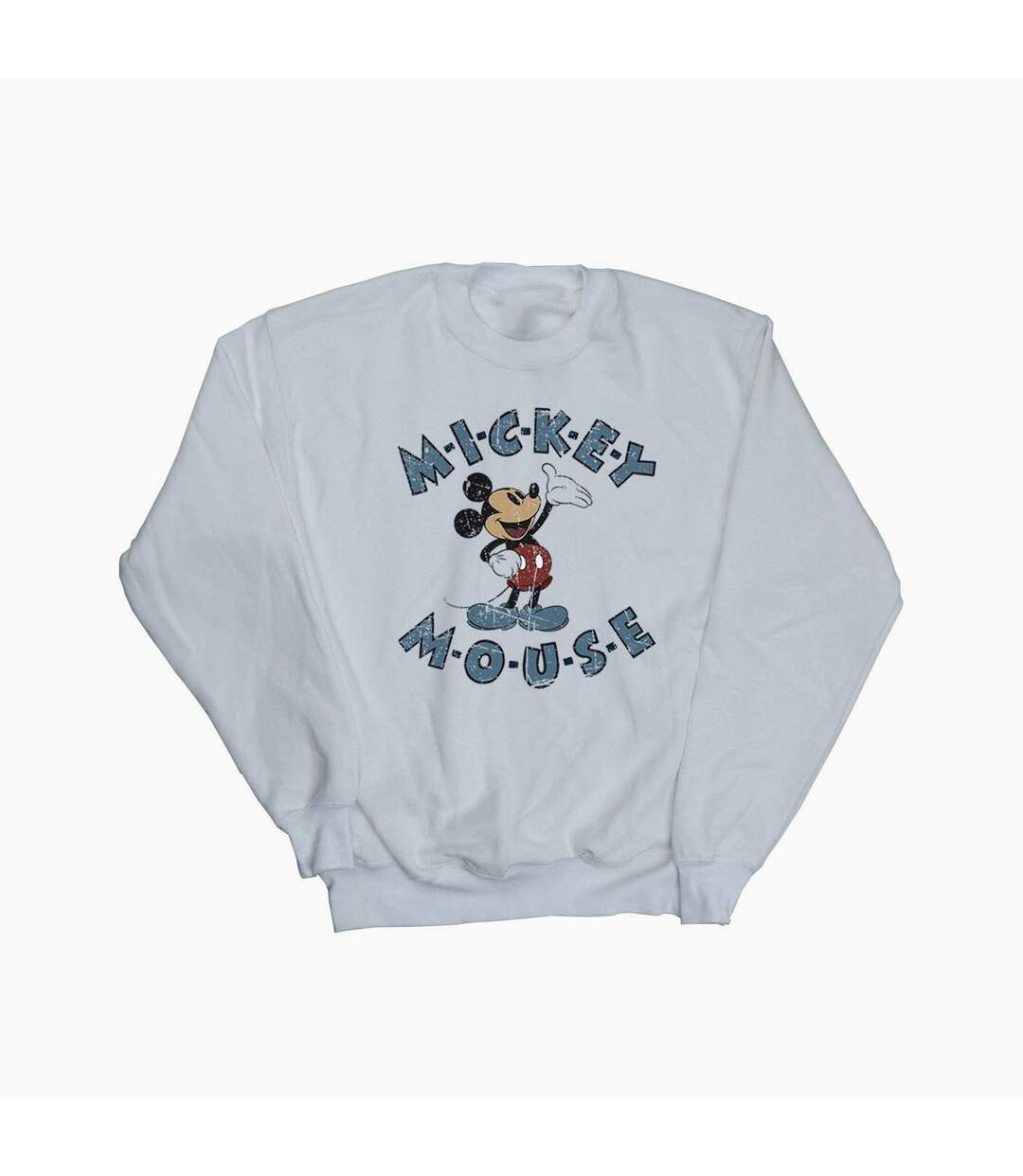 Disney Sweatshirt Mickey Mouse Dash Femme/Femme (Blanc) - UTBI28473-1