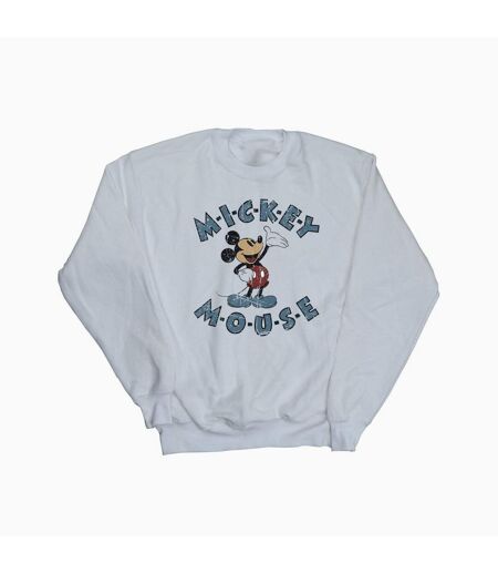 Disney Sweatshirt Mickey Mouse Dash Femme/Femme (Blanc) - UTBI28473