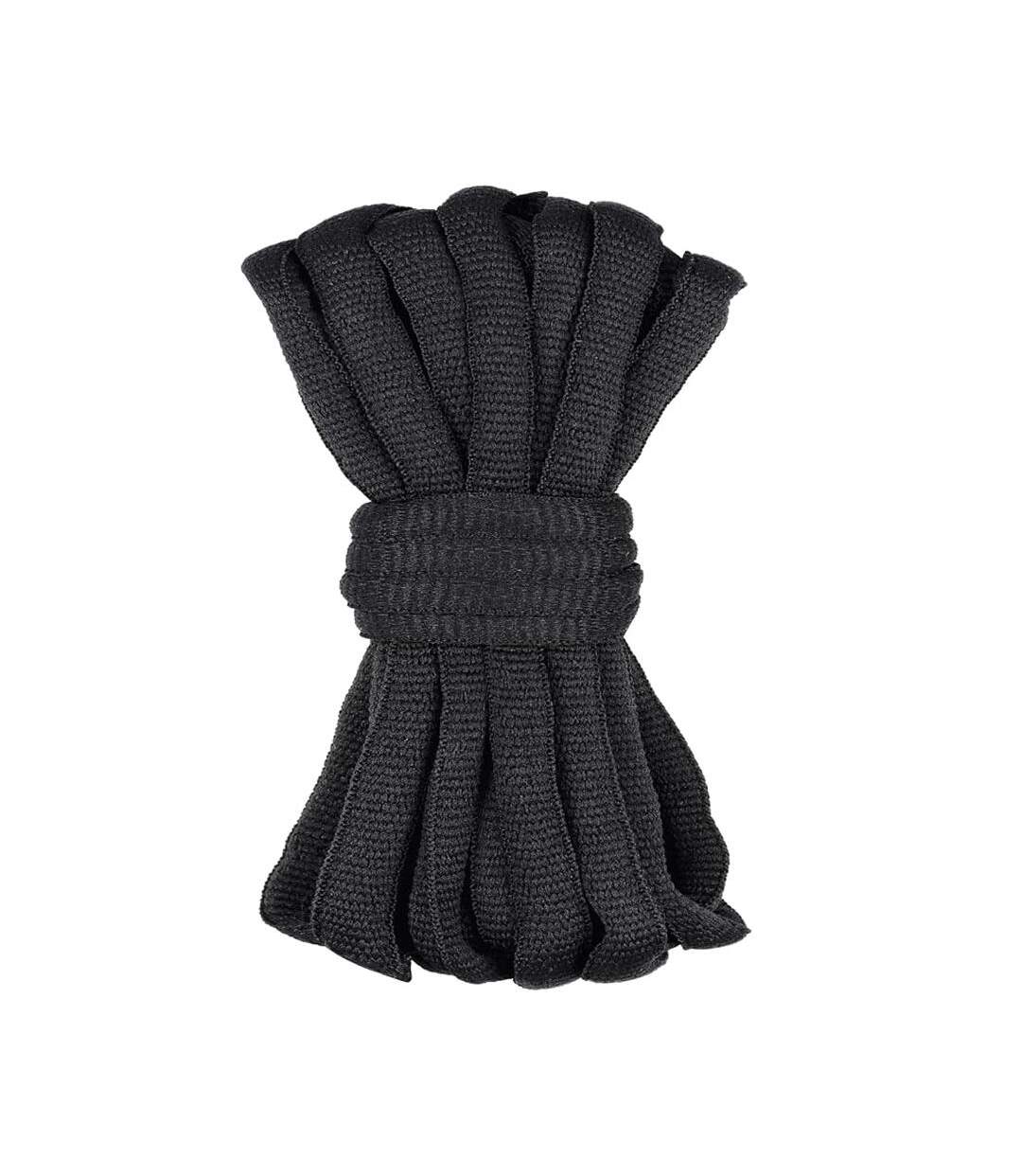 Lacets ovale noir mixte 120cm-1