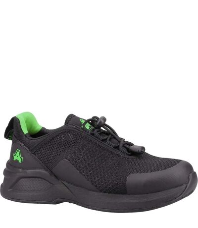 Womens/ladies 610 safety trainers black Amblers