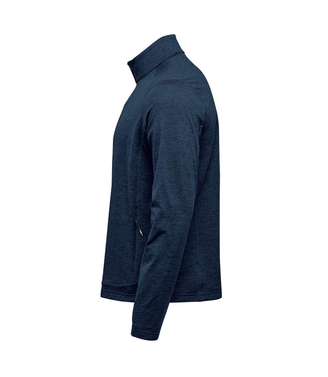 Veste de survêtement treeline performance homme bleu marine foncé chiné Stormtech-3