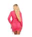 Robe Courte Femme Rose Missy Empire-3