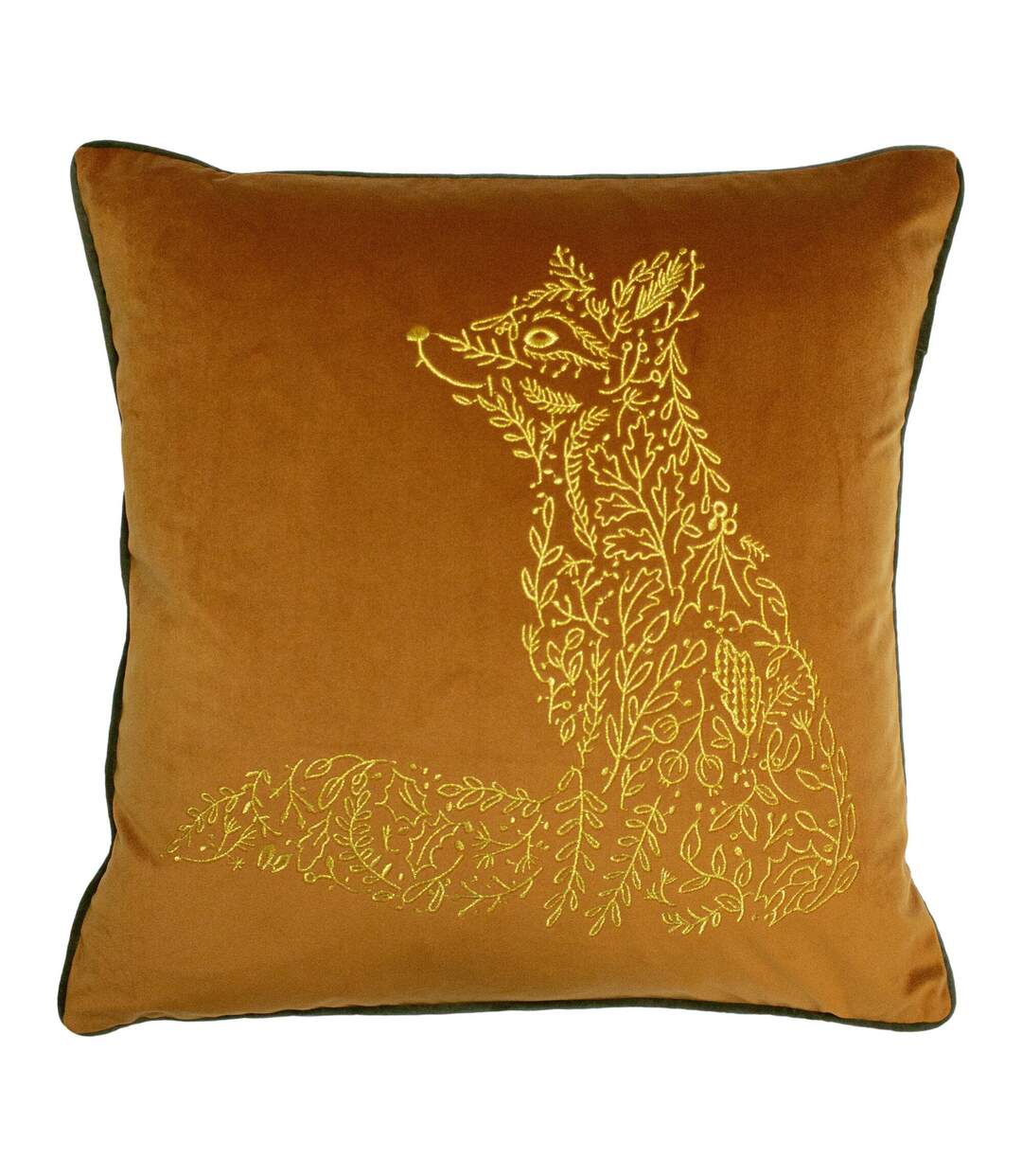 Forest fauna fox cushion cover 50cm x 50cm rust/mink Furn-1