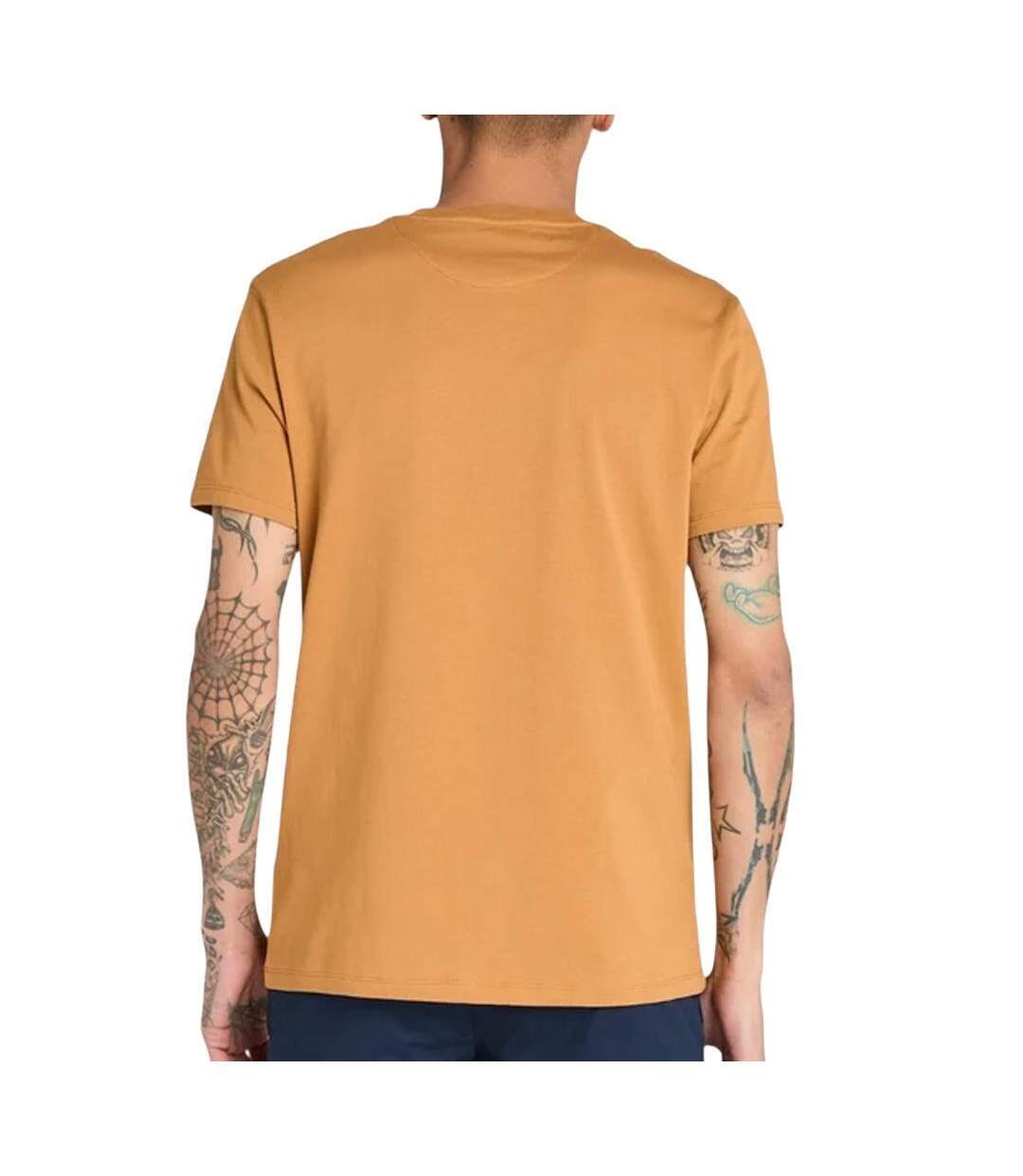 T-Shirt camel homme timberland sleeve-2
