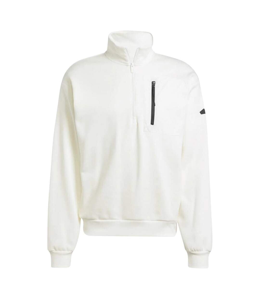 Mens City Escape Quarter Zip Tailored Sweatshirt Off White Adidas-2