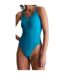 Maillot De Bain 1 Pièce Femme Bleu Calvin Klein-3