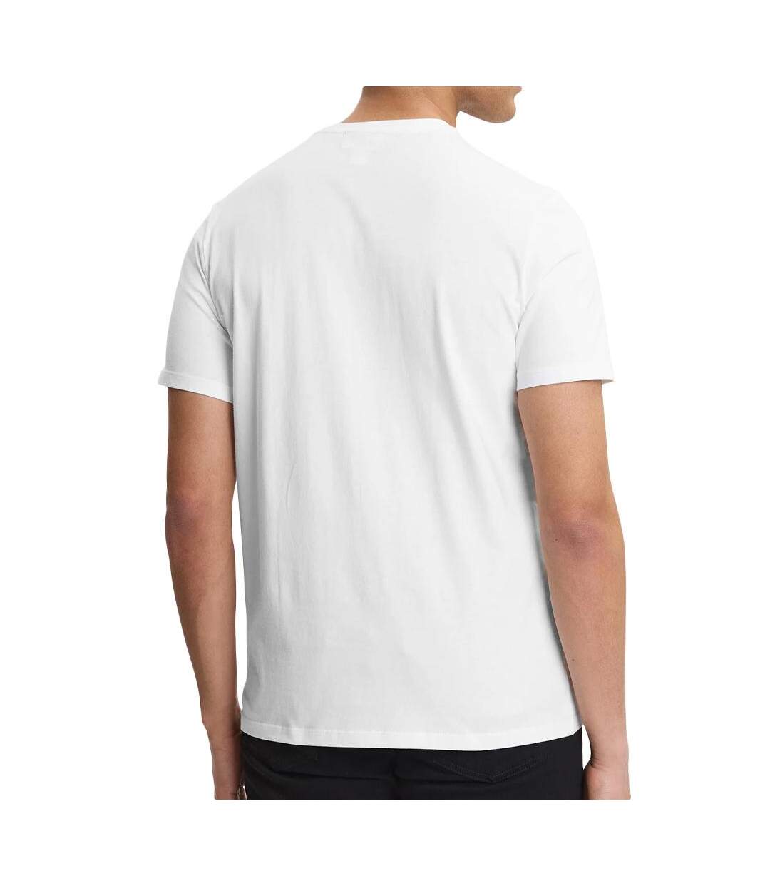 Lot de 2 t-shirts blanc/noir homme calvin klein jeans ss classic-2