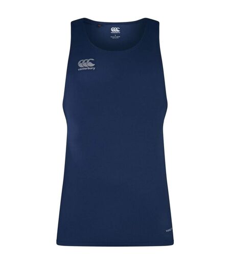 Mens Super Light Tank Top Navy Canterbury