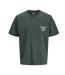 T-Shirt vert homme jack & jones norrebro-1