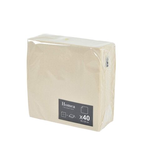Lot de 40 Serviettes en Papier Vitamine 38x38cm Lin