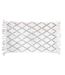 Tapis de Bain à Franges Latika 50x80cm Blanc-1