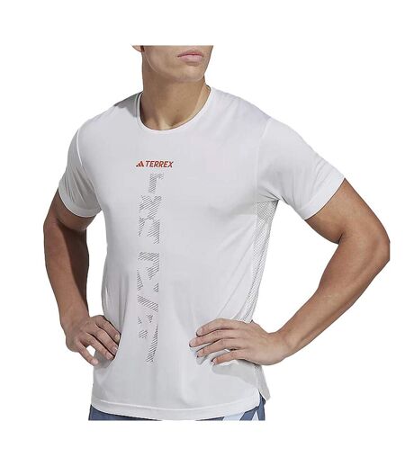 T-Shirt blanc homme adidas ht9442