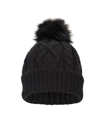 Womens/ladies storm waterproof beanie black Mountain Warehouse