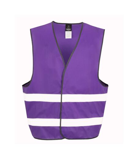 Gilet haute visibilité core enhanced adulte violet SAFE-GUARD by Result