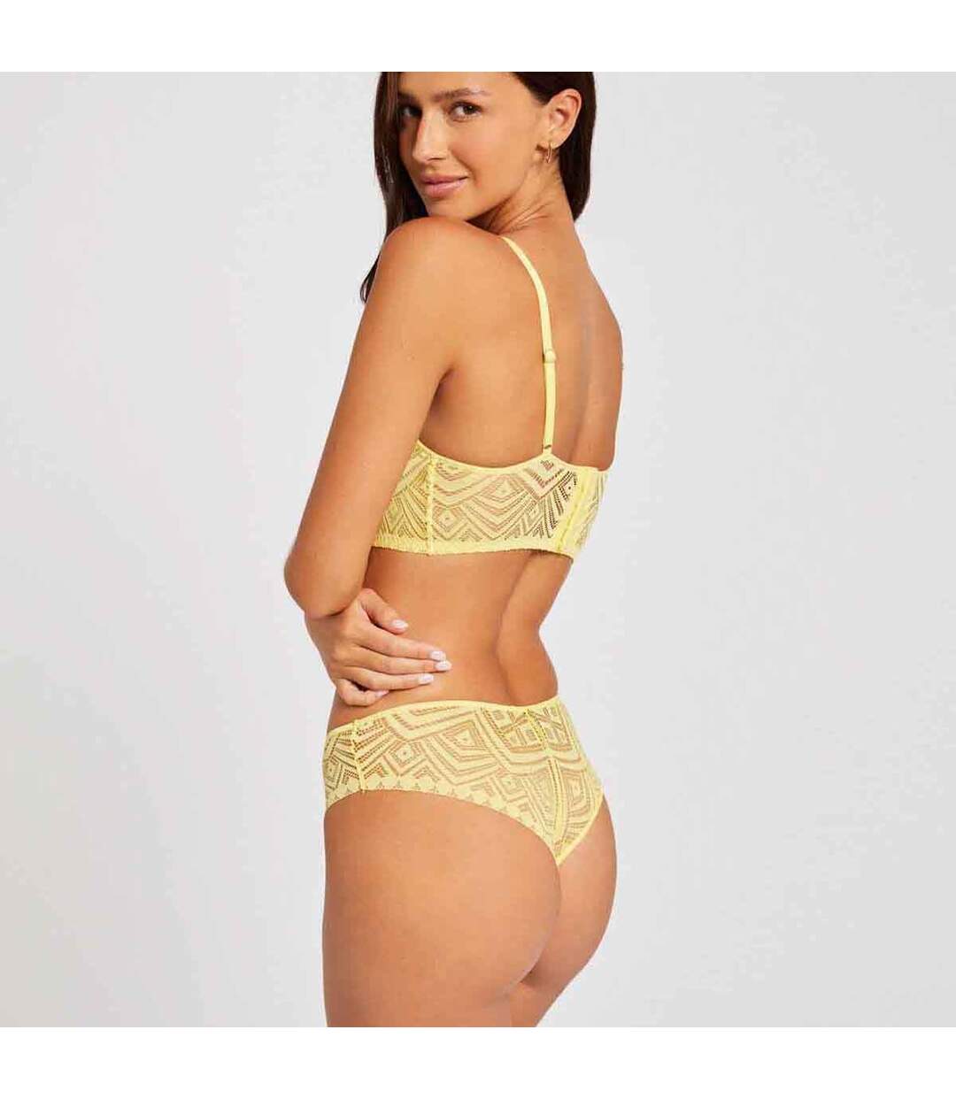 Soutien-gorge corbeille jaune Nina-4