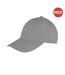 Result Unisex Core Memphis 6 Panel Baseball Cap (Pack of 2) (Dove Grey) - UTBC4218