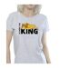 Disney T-shirt en coton Femme/Ladies The Lion King Daddy Is King (Gris sportif) - UTBI25323-3