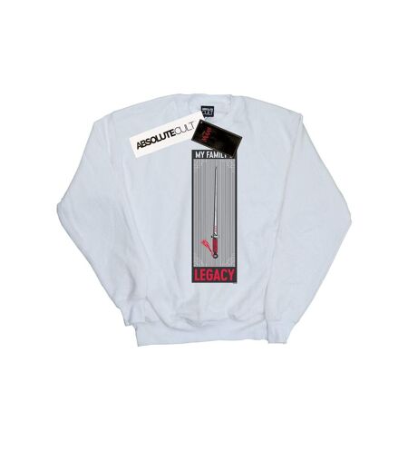 Disney Sweatshirt Womens/Ladies Mulan Movie Legacy Sword (Blanc) - UTBI26614