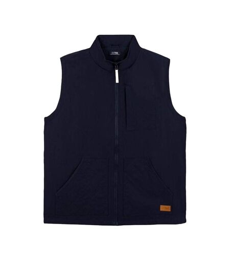 Doudoune sans manches marine homme tbs olbinsan