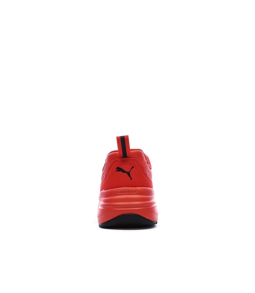 Baskets rouges femme puma softride wired-3